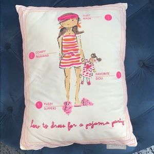 Land of Nod Girls Pillow Pj party